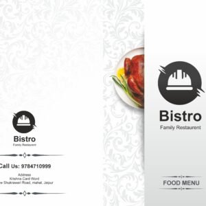 Modern Food Menu Card Template