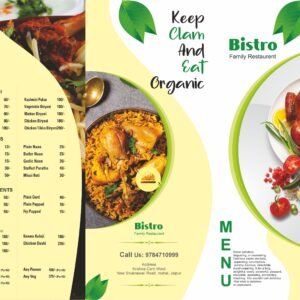 Luxury Restaurant Menu Card Design