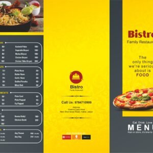 Luxury Restaurant Menu Card Design