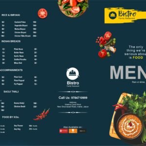 Luxury Restaurant Menu Card Design
