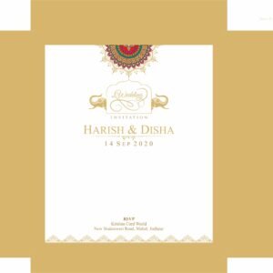 Premium Die Cut Wedding Design