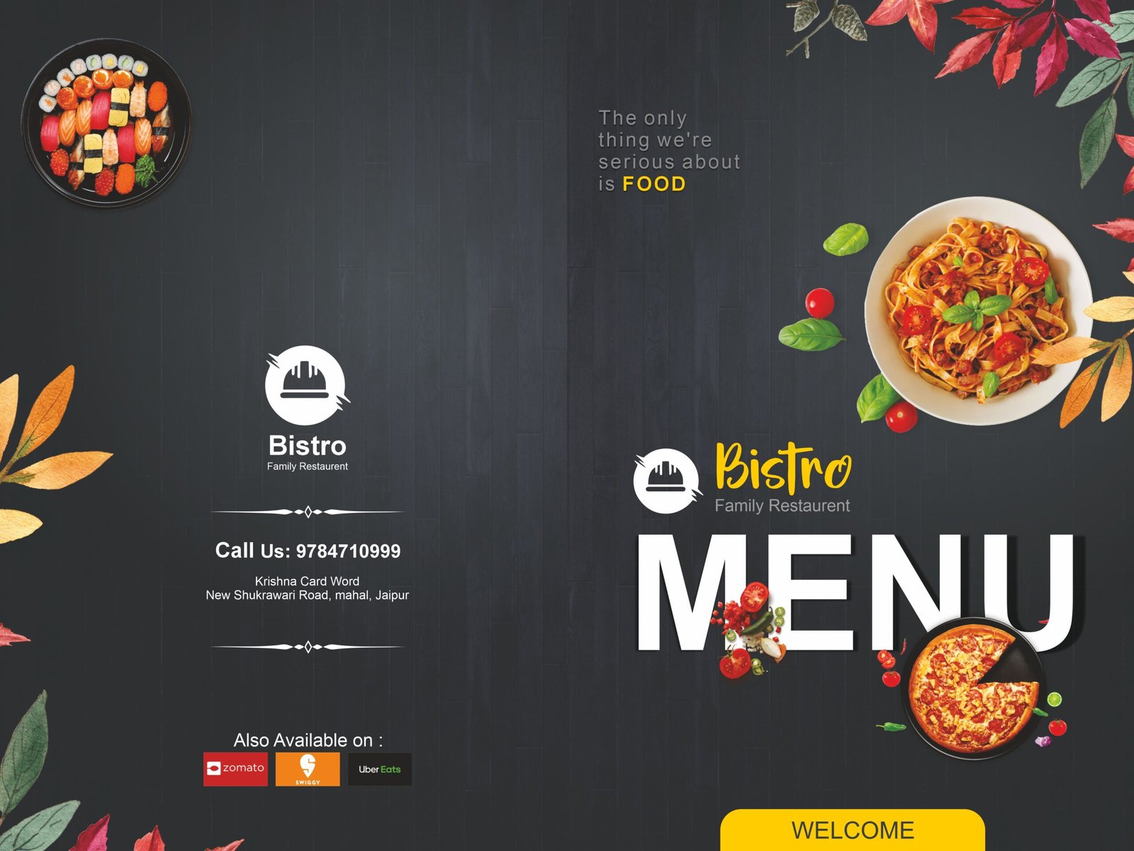 Luxury Menu Card Design