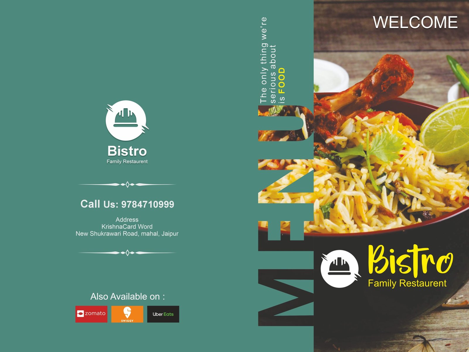 Luxury Menu Card Design