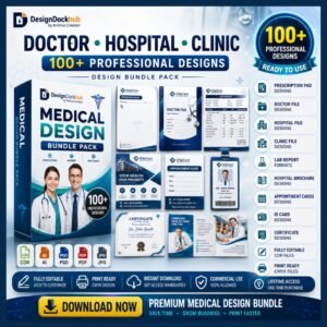 Bundle Pack Doctor, Hospital, Clinic Files Design